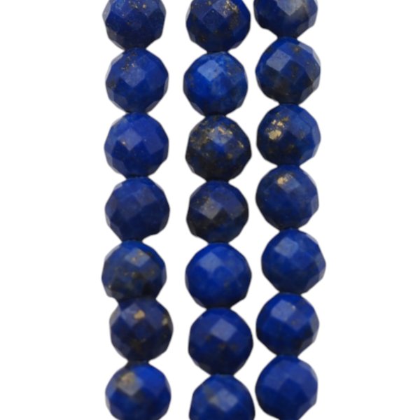 Lapis Lazuli kulka fasetowana 3,3 mm (sznur) wysoka jakość