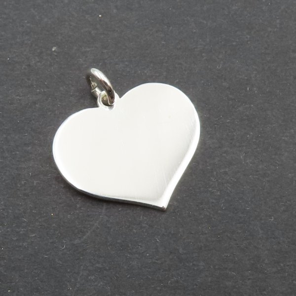 Srebro Ag  - serce 15x13mm