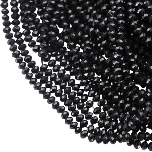 Spinel fasetowany oponki 5x4 mm (sznur 38,5 cm)