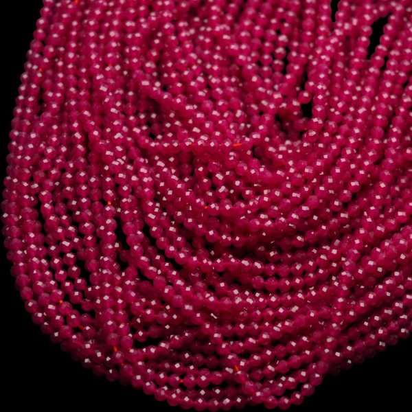 Korund kulki fasetowane 3 mm (sznur)