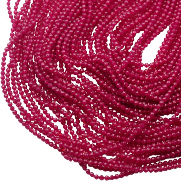 Korund kulki fasetowane 3 mm (sznur)