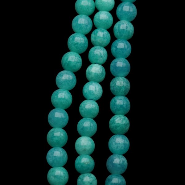 Amazonit kulki 6 mm – sznur ok. 38 cm