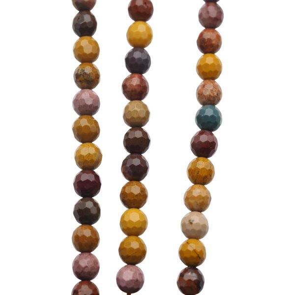 Mokait Fasetowany kulka 6mm (sznur)