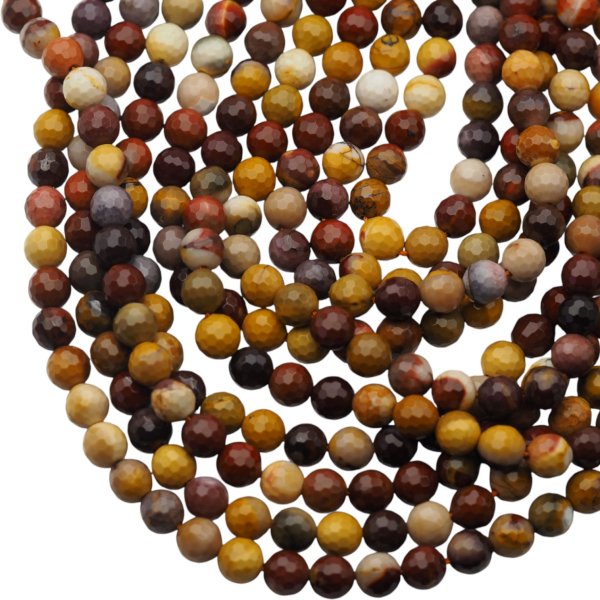 Mokait Fasetowany kulka 8mm (sznur)