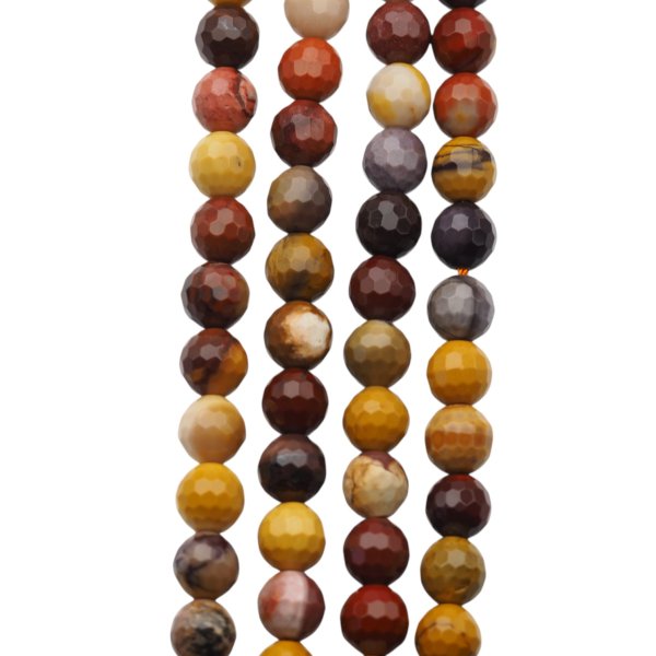 Mokait Fasetowany kulka 8mm (sznur)