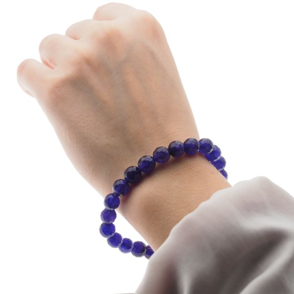 Opal Syntetyczny i elementy srebrne złocone - bransoleta