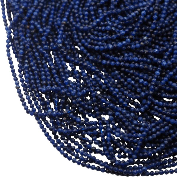 Sodalit Fasetowany kulki 3 mm (sznur)