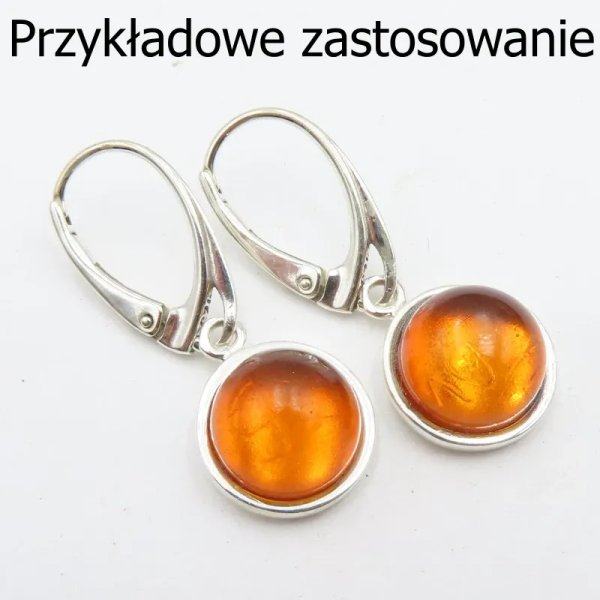 Srebro Ag - bigle angielskie 18mm (para)