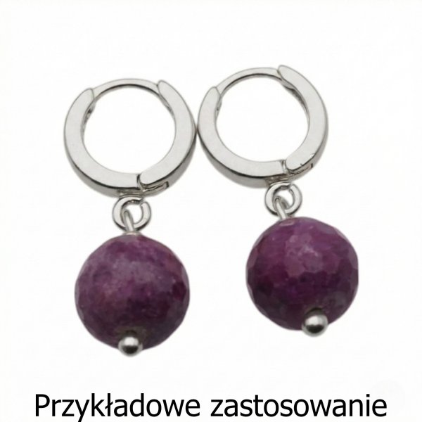 Srebro Ag - bigle angielskie kajdanki 11mm (para)