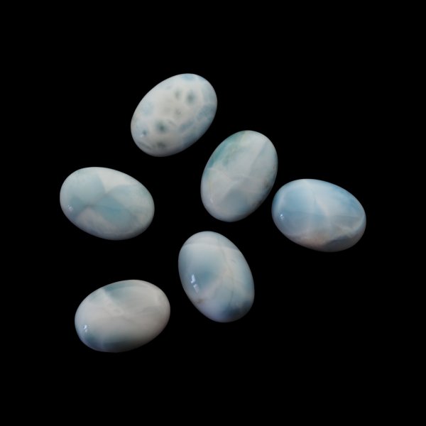 Larimar 14x10 mm owal (sztuka)