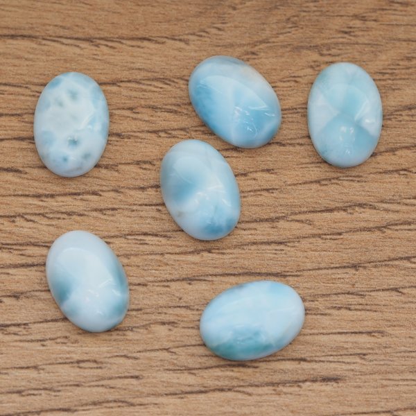 Larimar 14x10 mm owal (sztuka)