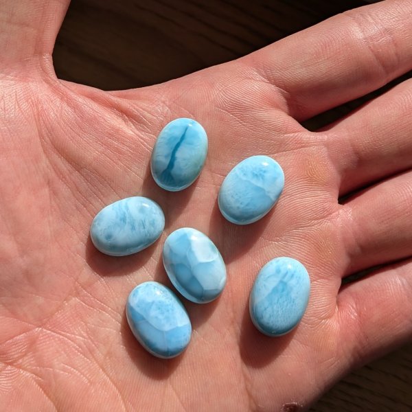 Larimar 18x13 mm owal (sztuka)