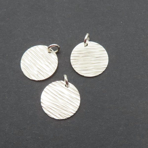 Srebro Ag - blaszka fakturowana 12 mm