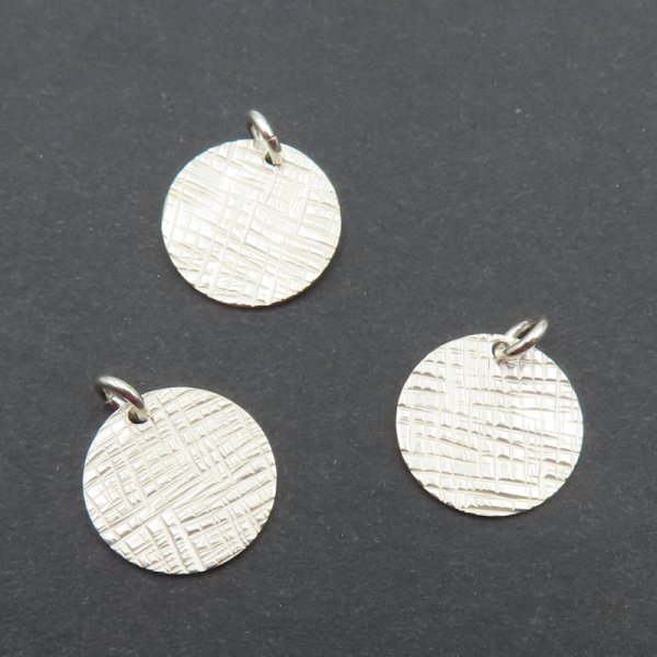 Srebro Ag - blaszka fakturowana 12 mm