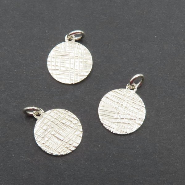 Srebro Ag - blaszka fakturowana 10 mm