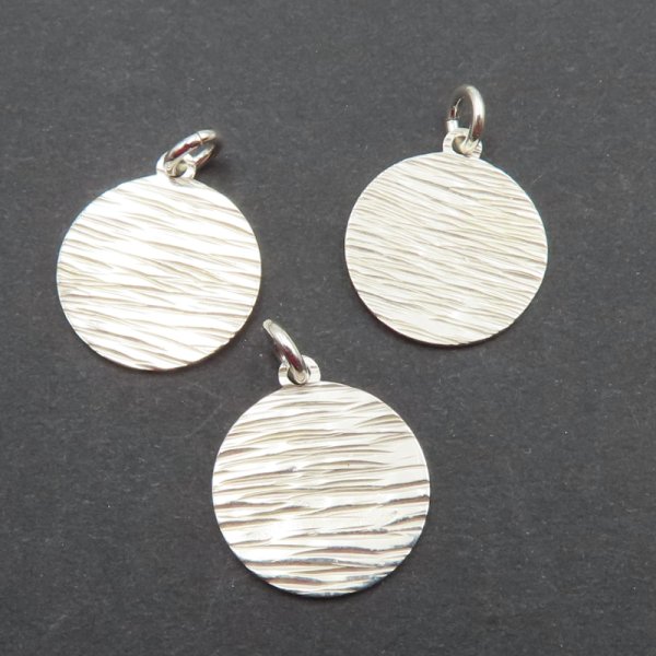 Srebro Ag - blaszka fakturowana 12 mm