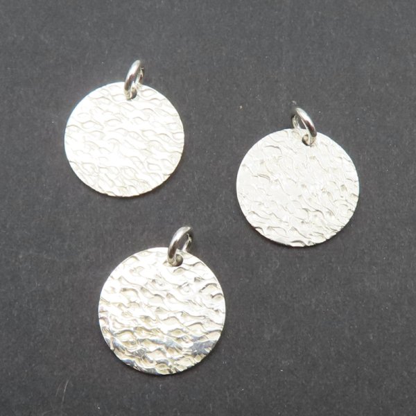 Srebro Ag - blaszka fakturowana 12 mm