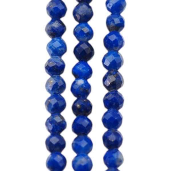 Lapis Lazuli kulka fasetowana 3 mm (sznur)