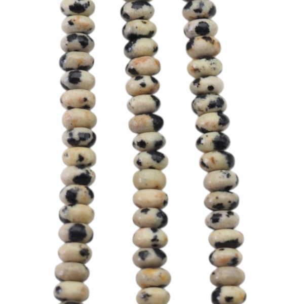 Jaspis dalmatyński oponki 4x2 mm (sznur 38 cm)