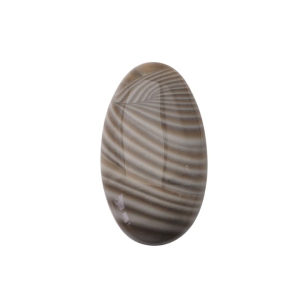Krzemień Pasiasty kaboszon owalny - 31x17x8 mm