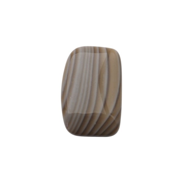 Krzemień pasiasty kaboszon prostokąt nieregularny 28x18 mm