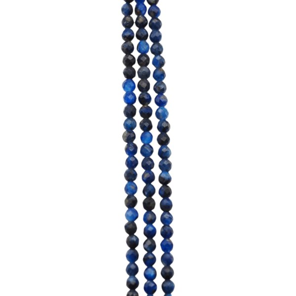 Kyanit fasetowany kulka 3 mm (sznur)