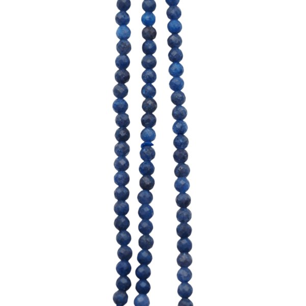 Szafir fasetowany kulki 3 mm (sznur)