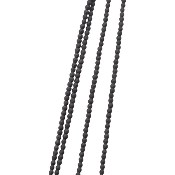 Hematyt czarny matowy fasetowane kulki 2mm (sznur)