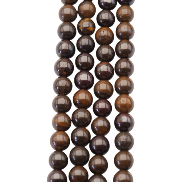 Bronzyt polerowany kulka 8 mm (sznur 39 cm) wysoka jakość