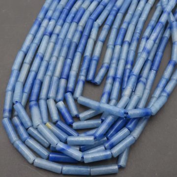 Awenturyn niebieski rurki 13x4 mm (sznur)