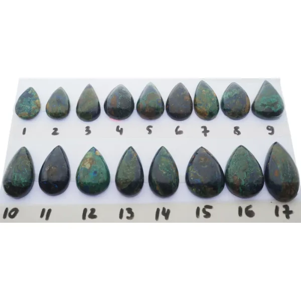 Azuryt łza 35-37x20-24 mm (różne kamienie do wyboru)