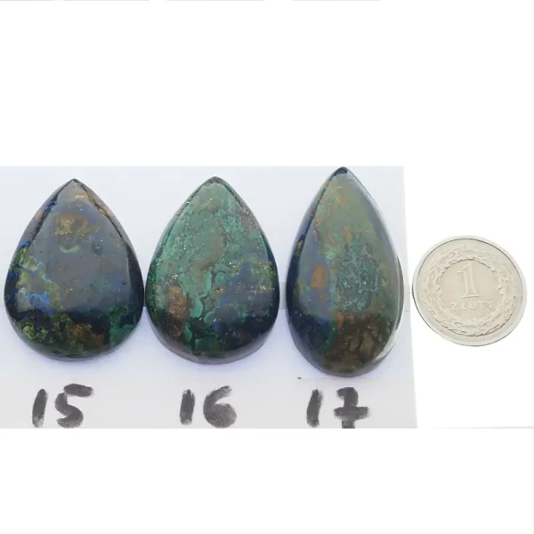 Azuryt łza 37-42x23-26 mm (różne kamienie do wyboru)