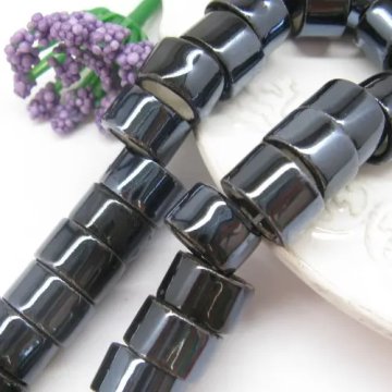 Ceramika czarna element ozdobny 13x8mm