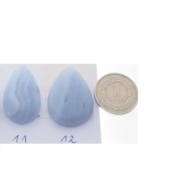 Chalcedon łza 28-33x17-22 mm (różne kamienie do wyboru)