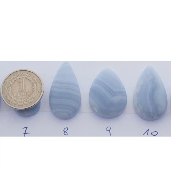 Chalcedon łza 28-33x17-22 mm (różne kamienie do wyboru)