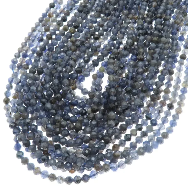 Iolit - fasetowane kulki 4,5 mm (sznur)