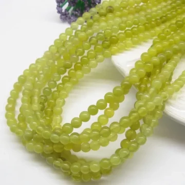 Jadeit koreański kulki 5mm(sznurek)