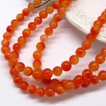Jadeit pomarańczowy- kulki 10 mm 