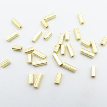 Srebro Ag złocone - przekładka rurka dystansowa 4,5-6 mm