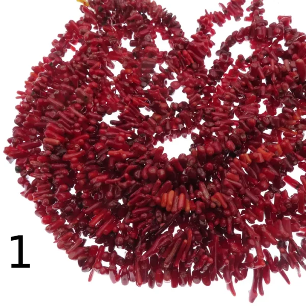 Koral czerwony patyczki (sznur) (różne warianty do wyboru)
