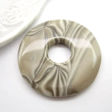 Krzemień pasiasty 51x5 mm (sztuka) donut (donat)