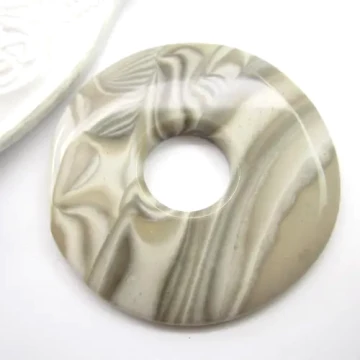 Krzemień pasiasty 55x5 mm (sztuka) donut (donat)