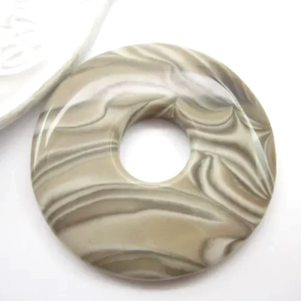 Krzemień pasiasty 55x6 mm (sztuka) donut (donat)