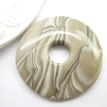 Krzemień pasiasty 57x7 mm (sztuka) donut (donat)