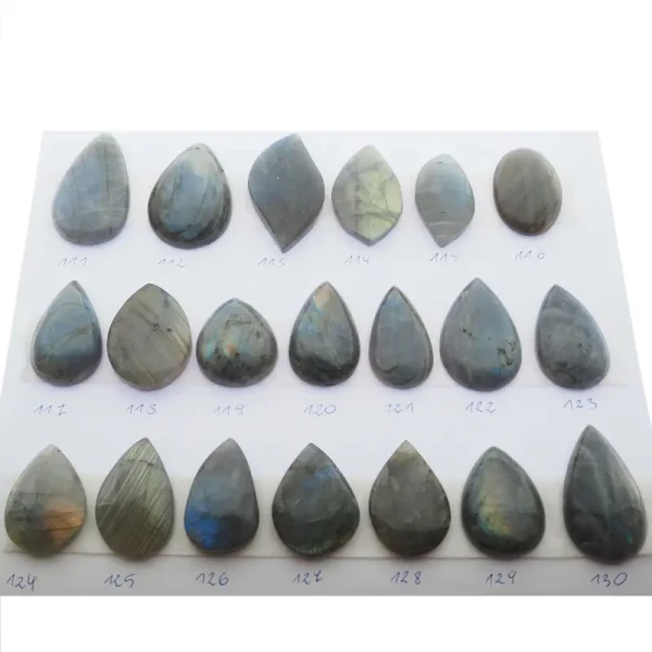 Labradoryt 45-47x27-30 mm łza (różne kamienie do wyboru)