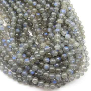 Labradoryt kulka 6mm (sznurek) wysokiej jakości