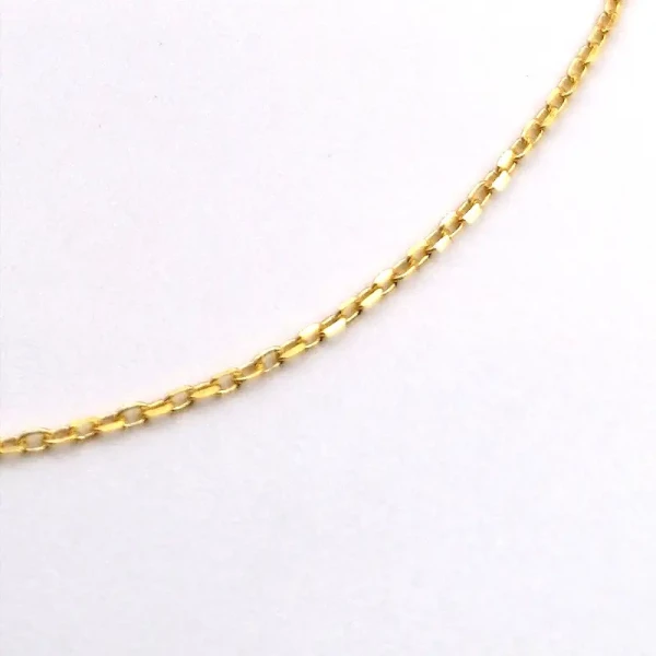 Łańcuszek Anker 50cm - srebro złocone