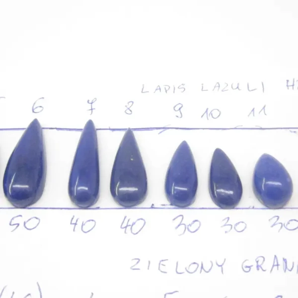 Lapis Lazuli 30x12x4 mm łza