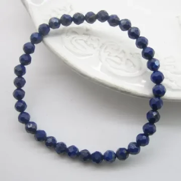 Lapis Lazuli 5 mm Fasetowany - bransoleta