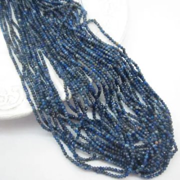 Lapis Lazuli kulka fasetowana 2mm (sznurek)